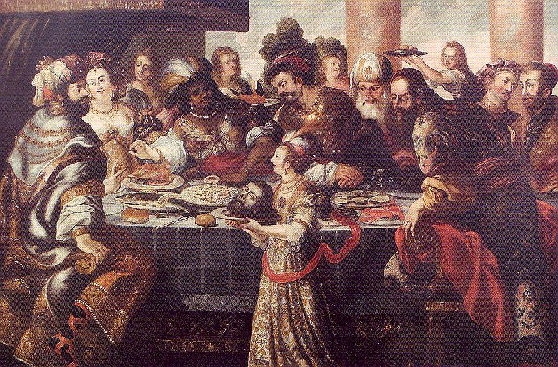 Das Gastmahl des Herodes, unknow artist